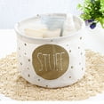 thumbnail image 1 of Agiferg Cotton Linen Desktop Storage Basket Sundries Storage Box, 1 of 1