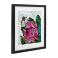 thumbnail image 3 of Stupell Industries Hummingbird And Protea Black Framed Print Under Glass design by Lisa Morales, 16 x 16, 3 of 10