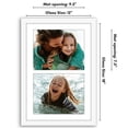 thumbnail image 5 of Americanflat 8x10 Double Picture Frame with Shatter-Resistant Glass Fits 2 use as One 12x18 Poster Frame - White, 5 of 8