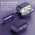 thumbnail image 3 of Leather Texture Design Case for AirPods Pro 3, Soft Silicone Shockproof Cover for Airpods Pro 3rd Generation 2025 with Carabiner, 3 of 10