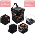 thumbnail image 2 of Motorcycle Foldable Car Trash Can with Lid - Leak-proof Hanging Storage Bag for Car - Trash Can for Car, 2 of 6