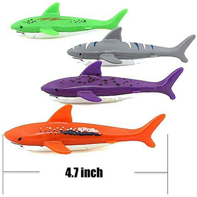 Autrucker Plastic Diving Toys Pool Dive Shark Water Throwing