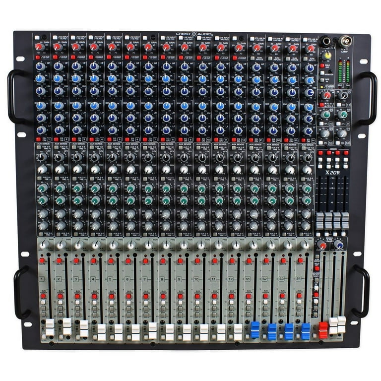 Crest X20R Rack Mixer with Equalizer: Live Sound System Crest X20R Rack Mixer with Equalizer: Live Sound System