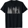 thumbnail image 1 of Camiseta Bigfoot Sasquatch Yeti Bosque Unisex Hombre Mujer Negro Blanco Regalo, 1 of 7