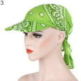 thumbnail image 2 of Walbest Creative Weat Wicking Beanie Cap Chemo Cap Bandana Head Scarf Hat for Women Adjustable, Assorted Paisley Print Biker Hat Hood Headband Headscarf Doo Rags Head Wraps Costume, 2 of 7