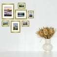 thumbnail image 4 of Golden State Art Gallery Wall Frames 11x14, 8x10, 5x7 Matted Photo Frames, Gold, Set of 7, 4 of 8