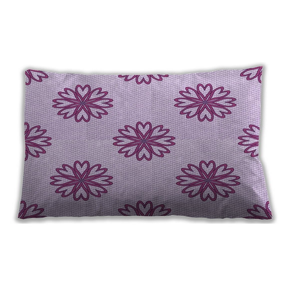 Ahgly Company Outdoor Rectangular Contemporary Lumbar Throw Pillow, 13 inch by 19 inch