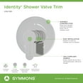 thumbnail image 2 of Symmons 6790MBTRM Identity Pressure Balanced Valve Trim Only - Black, 2 of 7
