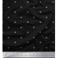 thumbnail image 2 of Soimoi Moss Georgette Fabric Floral Block Panel Decor Fabric Printed Yard 42 Inch Wide, 2 of 3