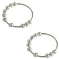 thumbnail image 2 of Single Coil Spiral, Beads Rotate Freely, Anxiety Bead Ring, Suitable For Female, 2 of 9