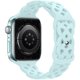 thumbnail image 2 of 4 Pack Lace Leather Strap Compatible with Apple Watch 38/40/41mm Women Men, iWatch Bands Slim Thin Hollow-Out with Classic Clasp for iWatch Series SE/, 2 of 5