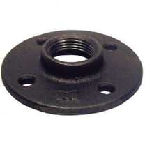 Pannext Fittings B-FLF12 1.25 in. Black Pipe Floor Flange