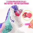 thumbnail image 3 of Kit de manualidades GirlZone con forma de banco de unicornios, pintura DIY con diamantes, 3 of 6
