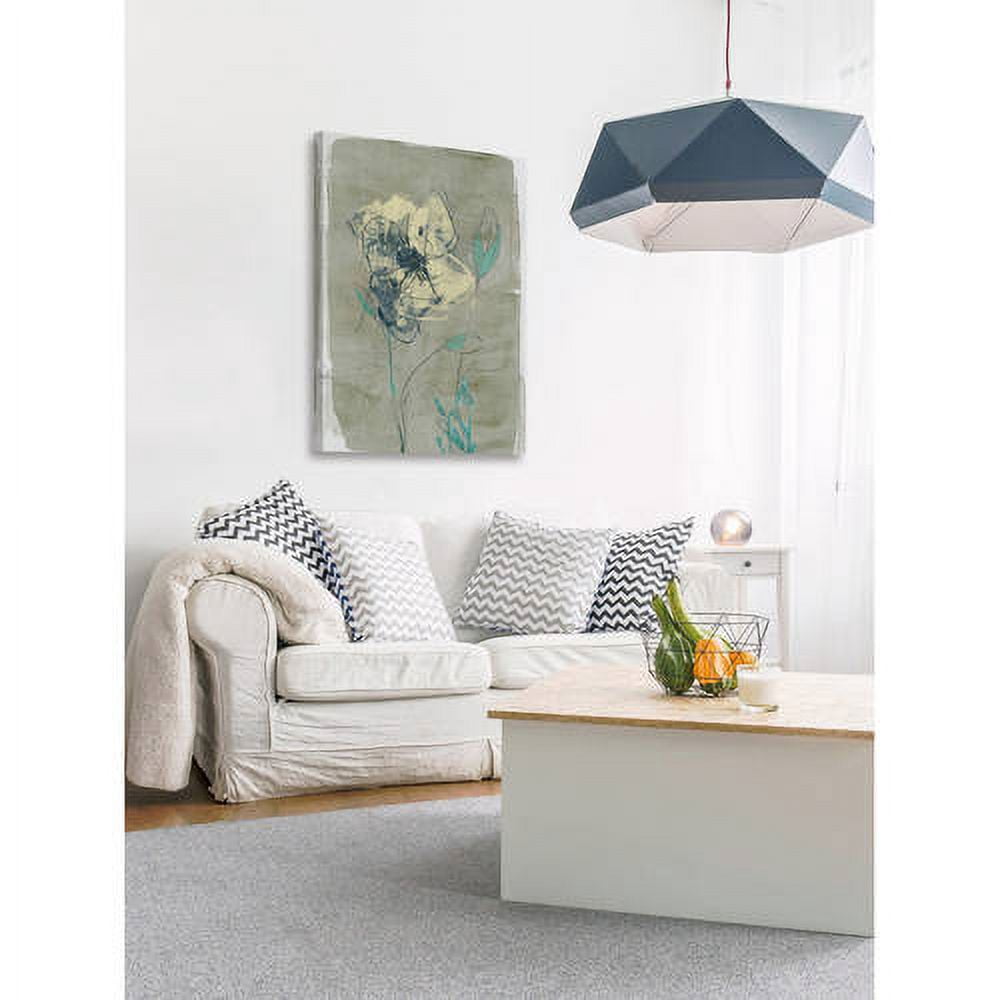 Marmont Hill "Floral Vignette IV" Painting Print on Wrapped Canvas