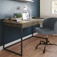 thumbnail image 2 of SIMPLIHOME Ralston SOLID WOOD and Metal Modern Industrial 60 inch Wide Home Office Desk, Writing Table, Workstation, Study Table Furniture in Distressed Grey with 2 Drawerss, 2 of 2