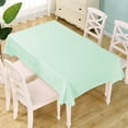 thumbnail image 5 of NWOKYZGH Heavy Duty Vinyl Table Cloth Plastic Tablecloths for Kitchen Dining Tables Wipeable PVC Waterproof Tablecloth for Square Table, 53" x 70", 5 of 6