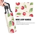thumbnail image 4 of Yayeee 20oz Insulated Water Bottle Double Wall Stainless Steel with Flip Straw Lid, Watercolor Cherry, 4 of 7