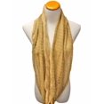 thumbnail image 3 of Beige Dual Layered Infinity Scarf With Sequins, 3 of 3