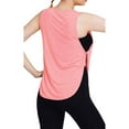 thumbnail image 4 of VENUZOR Women's Workout Crop Tank Tops Cropped Muscle Running Tees Quick Dry Gym Yoga Shirts Loose Flowy Crop Tops, 4 of 6