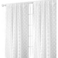 thumbnail image 3 of DriftAway Olivia Voile Chiffon Sheer Window Curtains Embroidered with Pom Pom, 3 of 5
