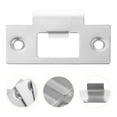 thumbnail image 1 of MOKKHNB 4pcs Door Strike Plates Stainless Steel Lock Tongue Buckles Hardware For Inside Door, 1 of 5