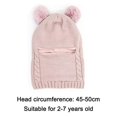 thumbnail image 5 of 1 Juego de bufanda y gorro de invierno para bebé, bufanda Unisex para niño pequeño (rosa) Sincero Electrónica, 5 of 5