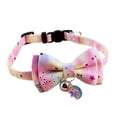 thumbnail image 2 of Walbest 1 Pc Cat Collar with Bells Bowknot Small Dog Cat Collar, 2 of 7