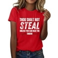 thumbnail image 1 of T-Shirt à Manches Courtes pour Femmes Liquidation T-Shirt en Chiffon pour Femmes Tu Ne Voleras Pas à Moins Que Tu Puisses Battre le Lancer T-Shirt à Manches Courtes Col Rond Imprimé Baseball Amour pour Femmes, 1 of 5