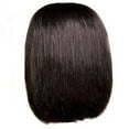 thumbnail image 2 of DOPI Brazilian Black Short Straight Hair Natural Vertical Wig High Eemperature Wire, 2 of 5