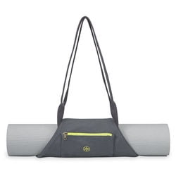 Gaiam On-The-Go Yoga Mat Carrier, Citron Storm