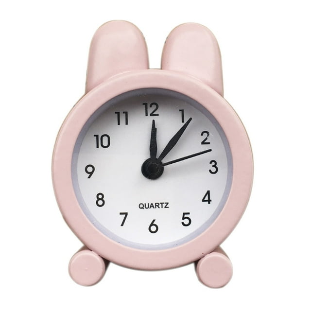 Boovnll Alarm Clock, Cute Mini Metal Small Alarm Clock Electronic Small Alarm Clock, Clock, Alarm Clocks for Bedrooms, Alarm Clocks
