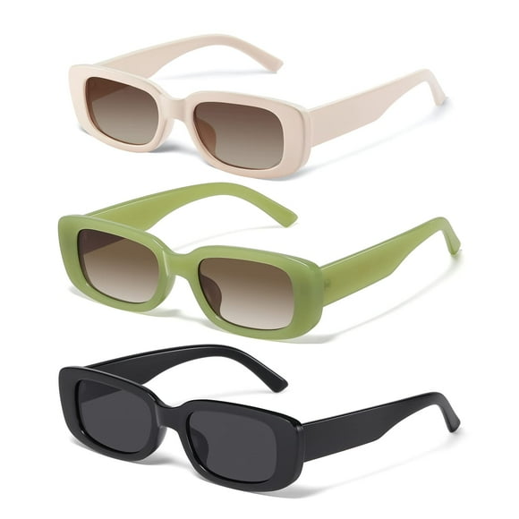 Gafas de Sol JASPIN Y2K Rectangulares UV400 para Mujeres y Hombres