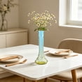 thumbnail image 6 of Twisted Glass Vase, Decorative Flower Vase, Ribbed Texture, Ideal for Hydroponic Plants and Fresh Cut Flowers, Perfect for Living Room, Bedroom, Office, Home Decor Lovers, 6 of 6