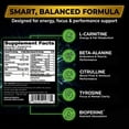 thumbnail image 5 of SNAC XPEDITE - Pre Workout Powder for Women & Men, Drink Supplement, Promotes Energy and Focus, Nitric Oxide Booster & Thermogenic, L-Carnitine, Beta Alanine, Green Apple Powder (30 Servings), 5 of 9