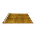 thumbnail image 2 of Ahgly Company Machine Washable Indoor Rectangle Solid Yellow Modern Area Rugs, 5' x 8', 2 of 4