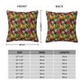 thumbnail image 2 of Pofeuu Begetable Print Double-sided plush pillowcase Square Throw Pillow Covers Pillows Cover for Living Room Bedroom Sofa Couch Cushion Cover（No pillow core）-22"x22", 2 of 7