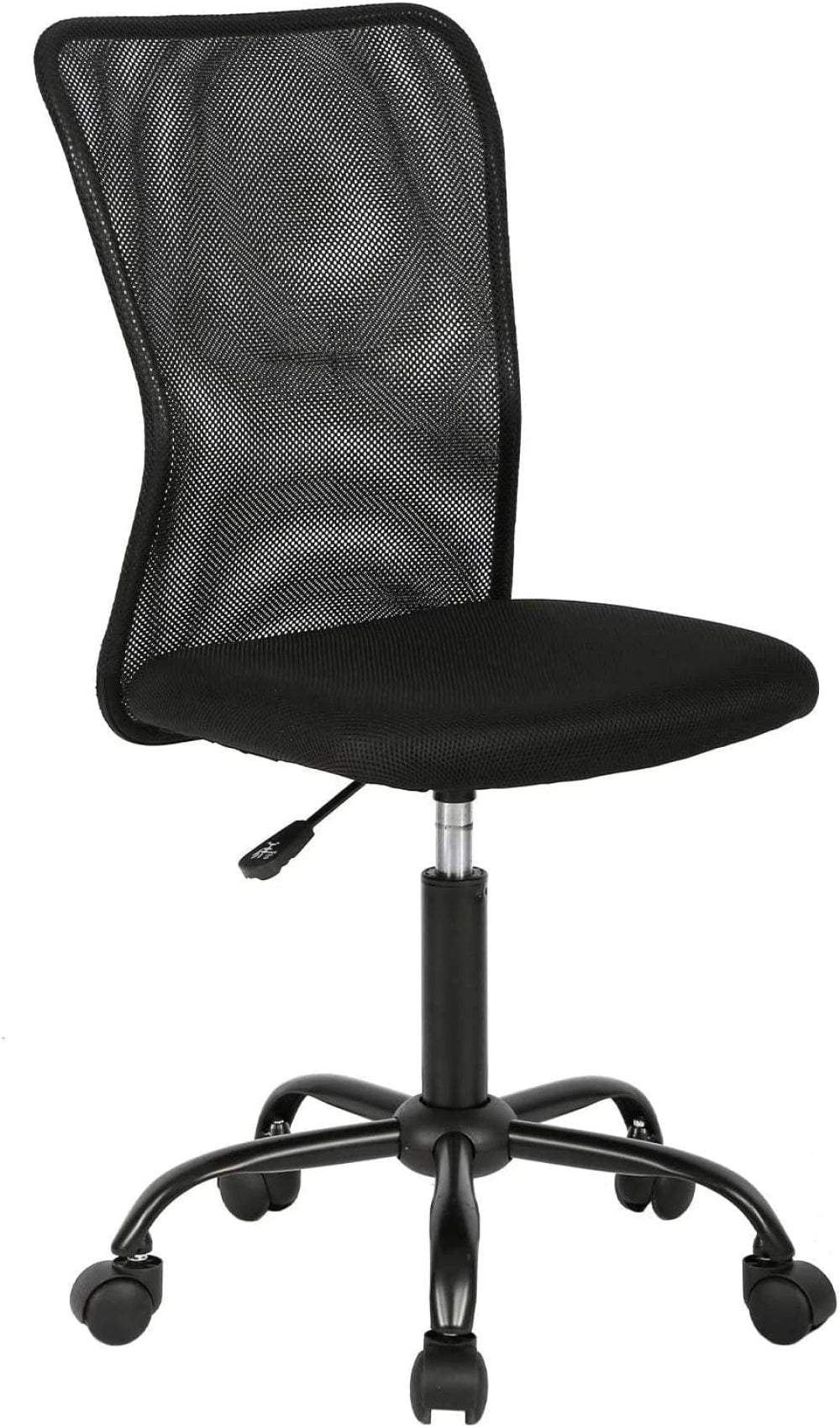 Ergonomic Office Chair Executive Mid Back Mesh Desk Chair Armless Rolling Swivel Chair Height