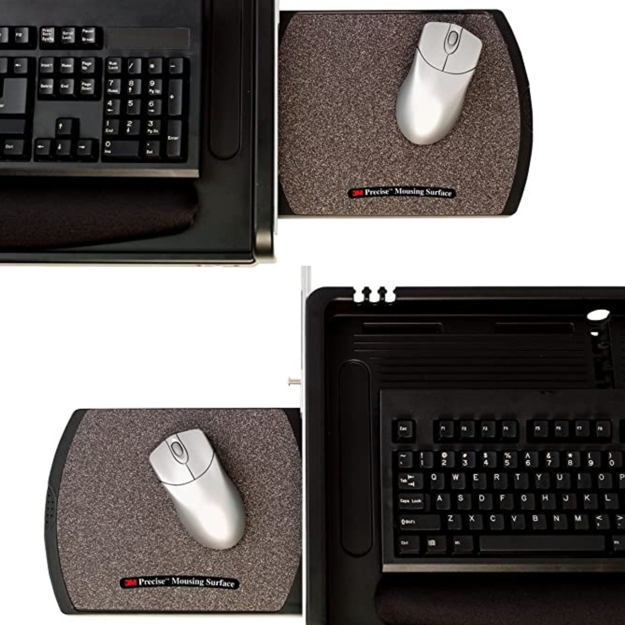3m Keyboard Tray,25 in W,Black KD45