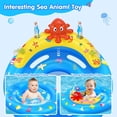 thumbnail image 3 of Flotador de piscina para bebés HINZER Blue Shark con toldo de 3 a 36 meses, 3 of 6