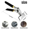 thumbnail image 6 of Sheet Metal Bender 3inch Alloy Steel Sheet Metal Hand Seamer Straight Jaw Metal Bending Tool Portable Metal Flattening Pliers Manual Metal Clamp Plier for Sheet Metal, 6 of 10