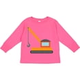 thumbnail image 3 of Inktastic Kids Construction Crane Boys or Girls Long Sleeve Toddler T-Shirt, 3 of 5