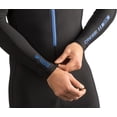thumbnail image 4 of Rash guard de cuerpo completo Cressi Skin negro y azul talla L, 4 of 5