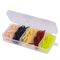 thumbnail image 2 of Fishing Soft Bait,  Fishing Lures  Soft Small Size Lightweight  For Fish Tackle Accessory Five Colours Mixed, 2 of 8