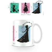 Frozen - Ceramic Disney Coffee Mug / Cup (Silhouettes - Anna & Elsa)