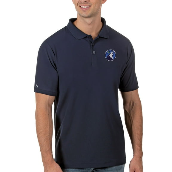 Men's Antigua Navy Minnesota Timberwolves Legacy Pique Polo