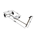 thumbnail image 2 of Stainless Steel Boat Launching Trailer Hand Dolly for Inflatable with 16” Wheels, 2 of 6
