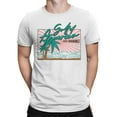 thumbnail image 2 of Vibrant Retro Coastal Design Men's T-shirt, 2 of 3