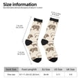 thumbnail image 2 of Haiem Vintage Farm Pigs Pattern Crew Socks – Soft & Durable Moisture-wicking Socks, Stay-Up Fit for Business, Work, and Casual Wear Size 5-11, 2 of 6
