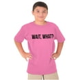 thumbnail image 5 of Wait What Funny Novelty One Liner Crewneck T Shirts Boy Girl Teen Brisco Brands M, 5 of 6