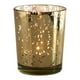 thumbnail image 1 of Portavelas de oro moteado BLESIY copa de vela de cristal Portavelas votiva Decoración del hogar, 1 of 8